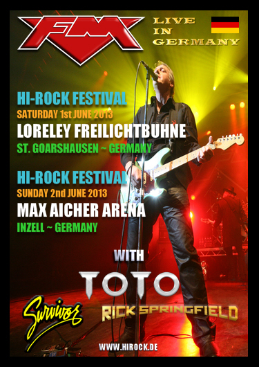 Poster: FM at HiRock Festival