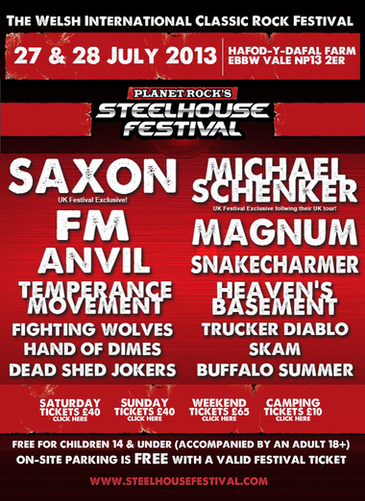 Poster: FM at Steelhouse Festival Wales
