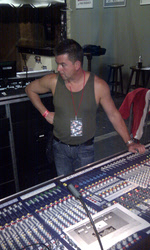FM Soundman Richard at the controls