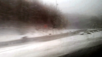 A snowy drive from Frankfurt to Zoetermeer