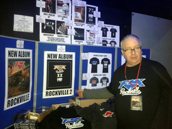 FM - Nuneaton 22 March 2013 - the wonderful Jickster looks after our merchandise stand