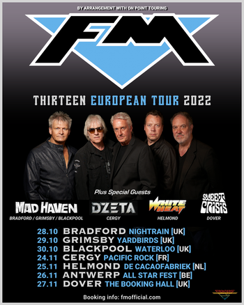 FM Oct-Nov 2022 tour dates poster