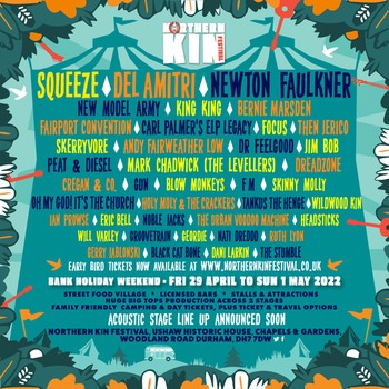 FM live at Northern Kin festival - 1 May 2022 - poster
