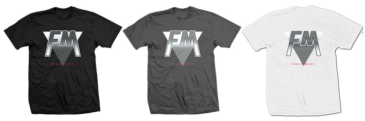 Official FM Indiscreet album cover T-shirts