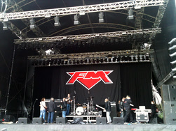 FM line check at Sweden Rock 09 June 2011