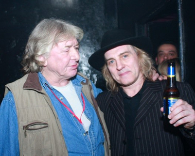 Metropolis Album Launch Party - 7 Feb 2010 - Merv Goldsworthy and Mick Ralphs - copyright Jae Rocka