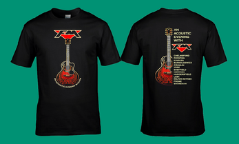 FM "An Acoustic Evening With FM" 2025 tour T-shirt