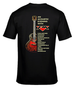 FM 2025 "An Acoustic Evening With FM" T-shirt back