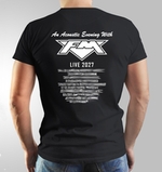 FM "An Acoustic Evening With FM" T-shirt back